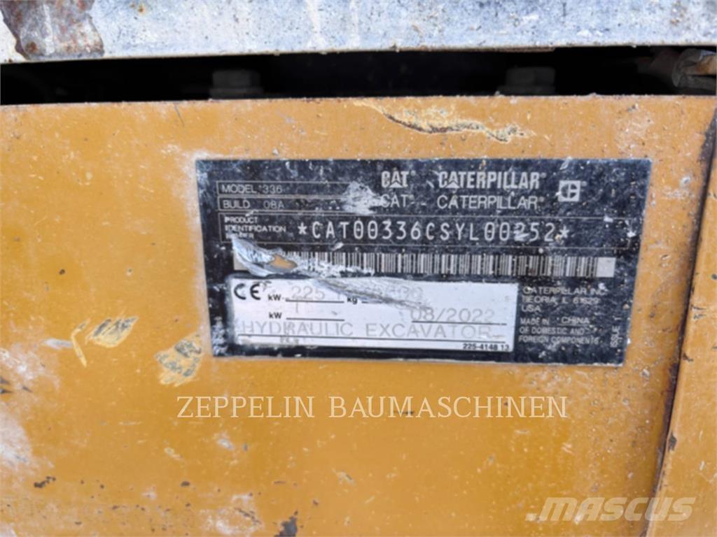 CAT 336-08 Escavadoras de rastos