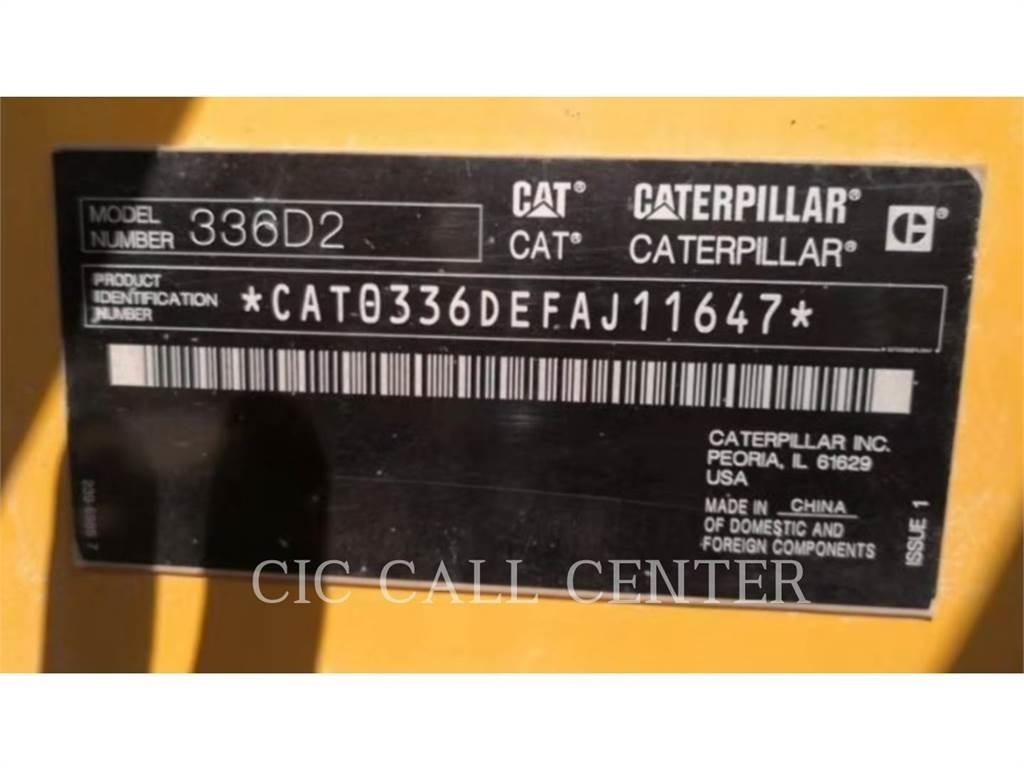 CAT 336D2 Escavadoras de rastos