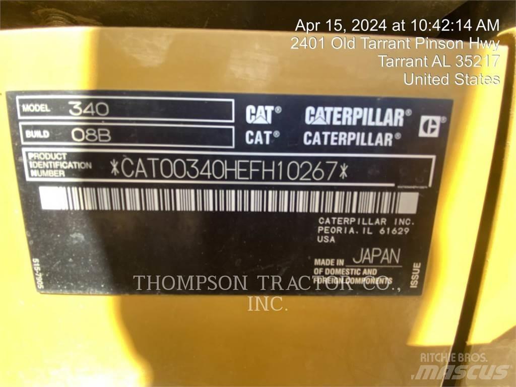 CAT 340 Escavadoras de rastos
