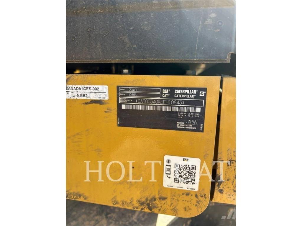 CAT 340 12 TC Escavadoras de rastos