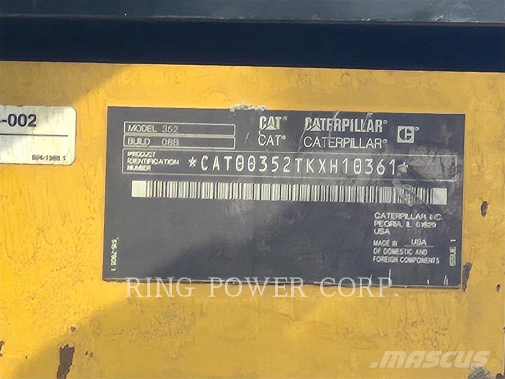 CAT 352-08 Escavadoras de rastos