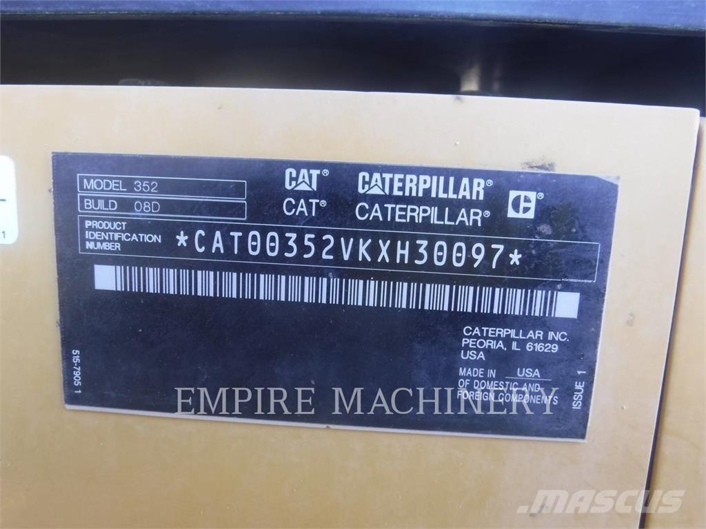 CAT 35208FG Escavadoras de rastos