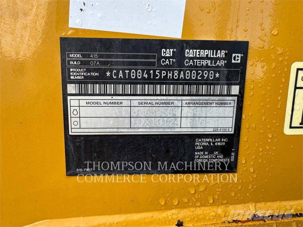 CAT 415 Retroescavadoras