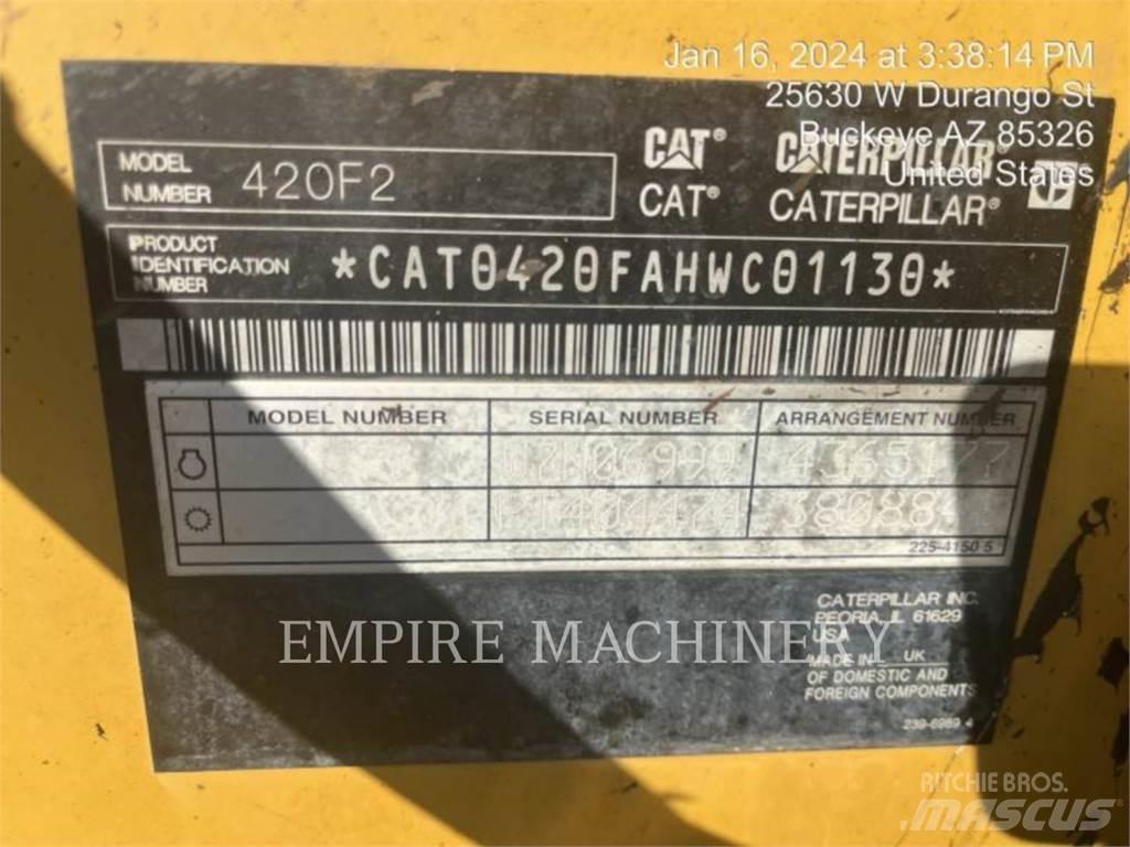 CAT 420F2 4EOP Retroescavadoras