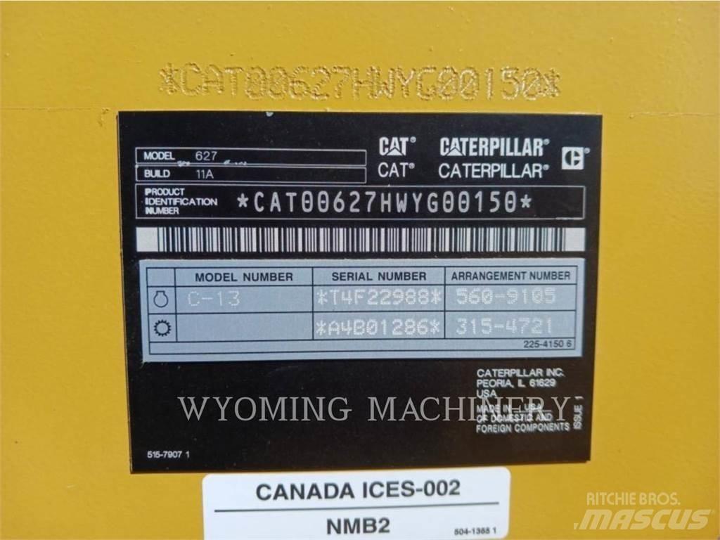 CAT 627 Raspadores