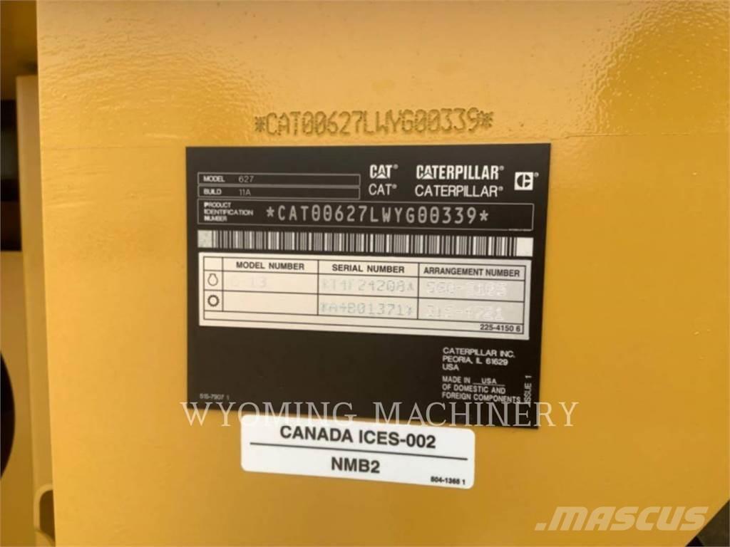CAT 627 Raspadores