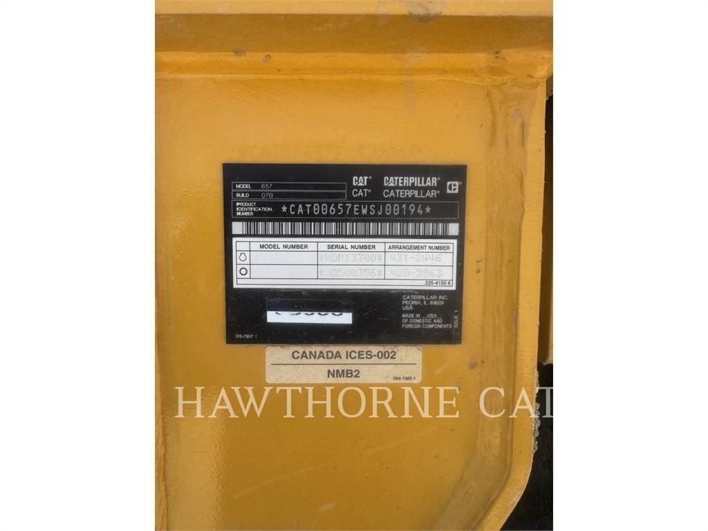 CAT 657 Raspadores