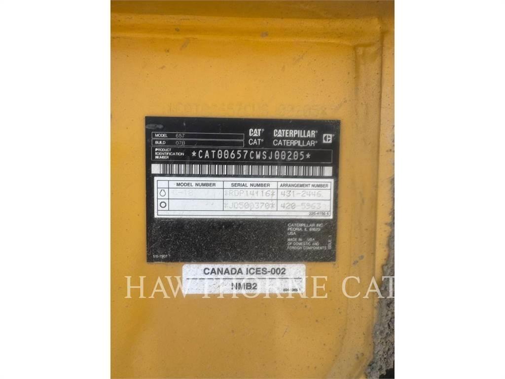 CAT 657 Raspadores