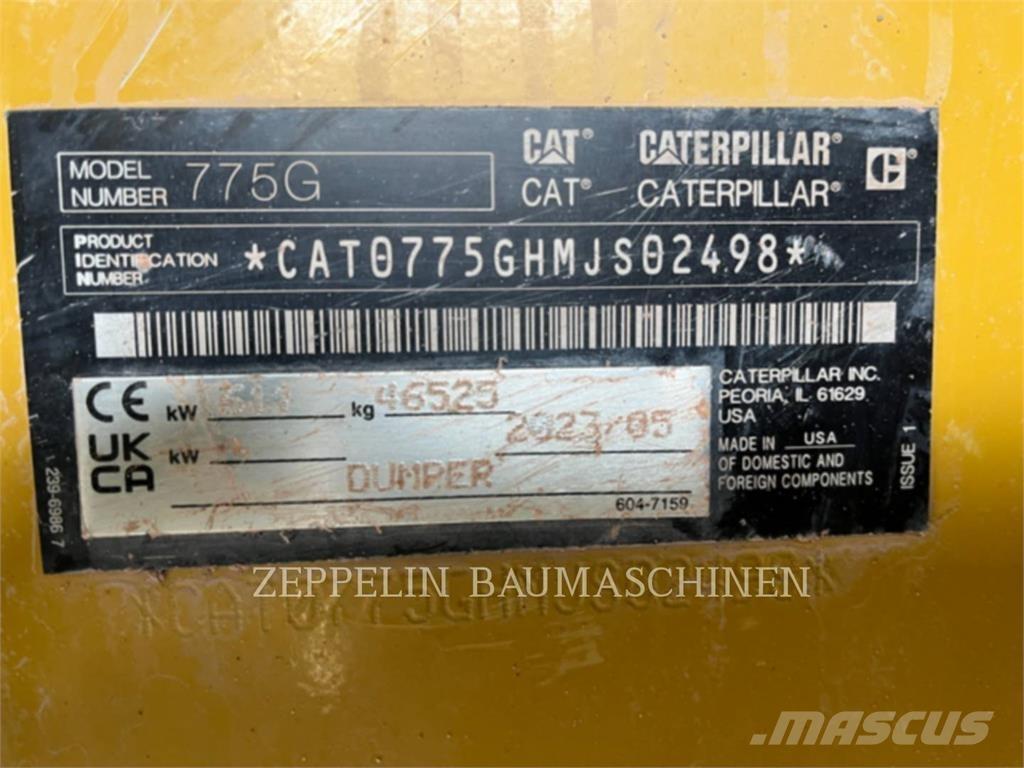 CAT 775G Camiões articulados