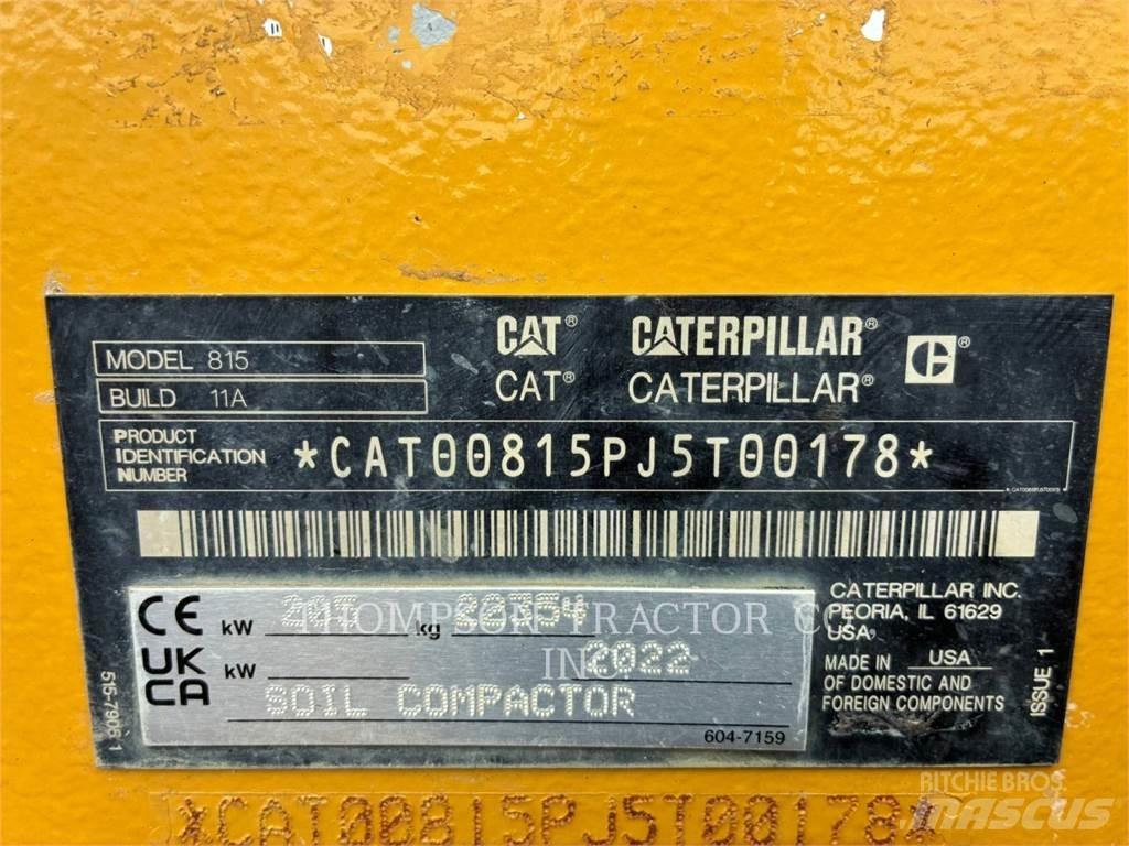 CAT 815 Compactadores para terra