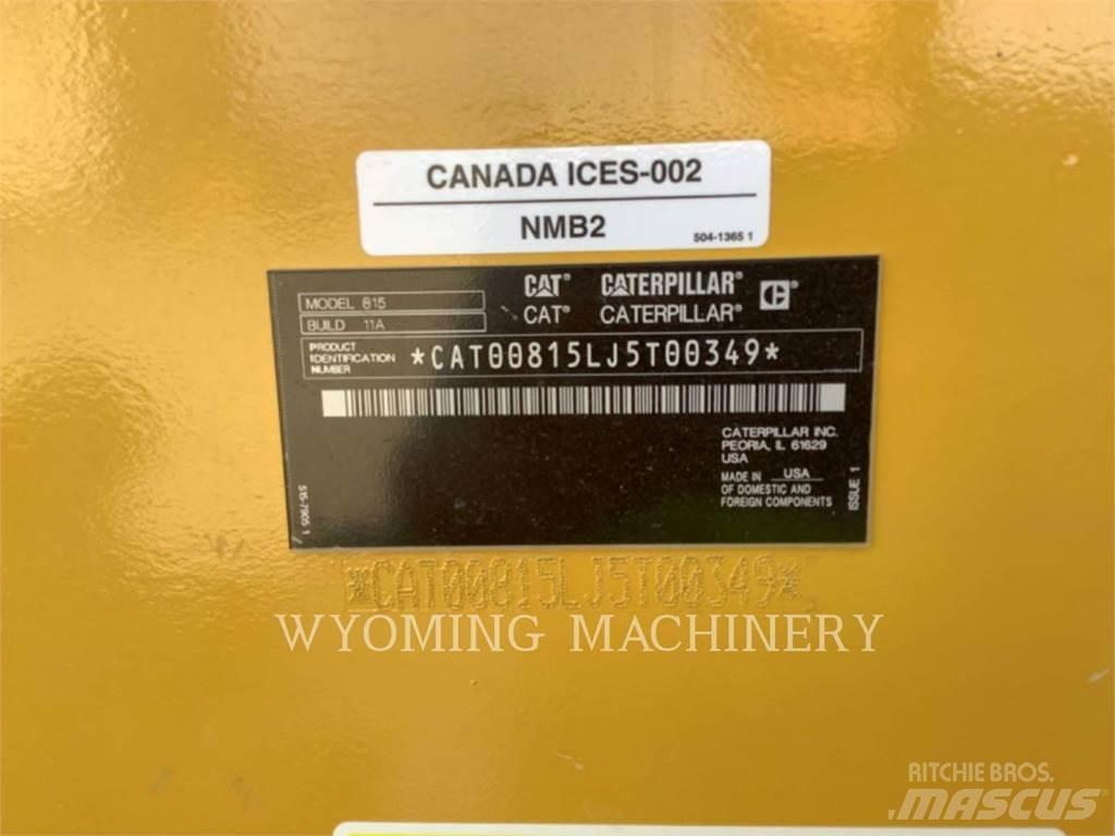 CAT 815 Compactadores para terra