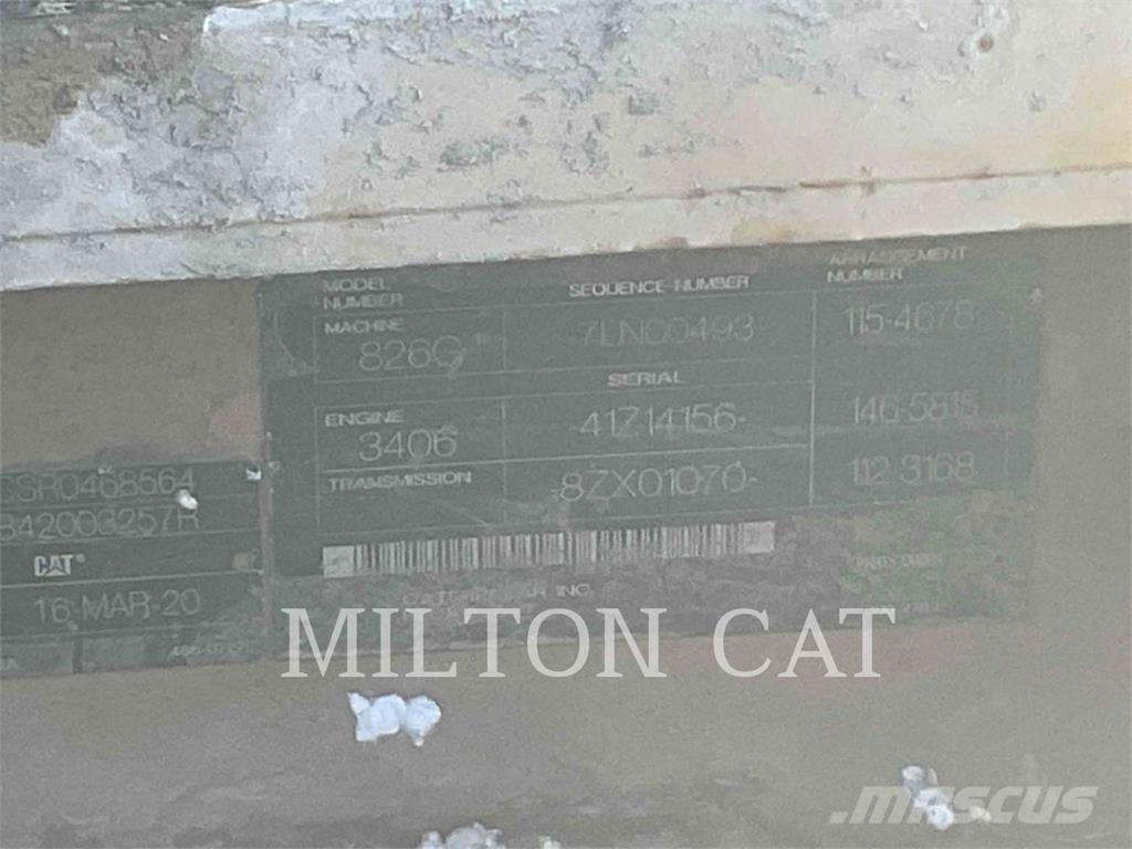CAT 826G Compactadores para terra