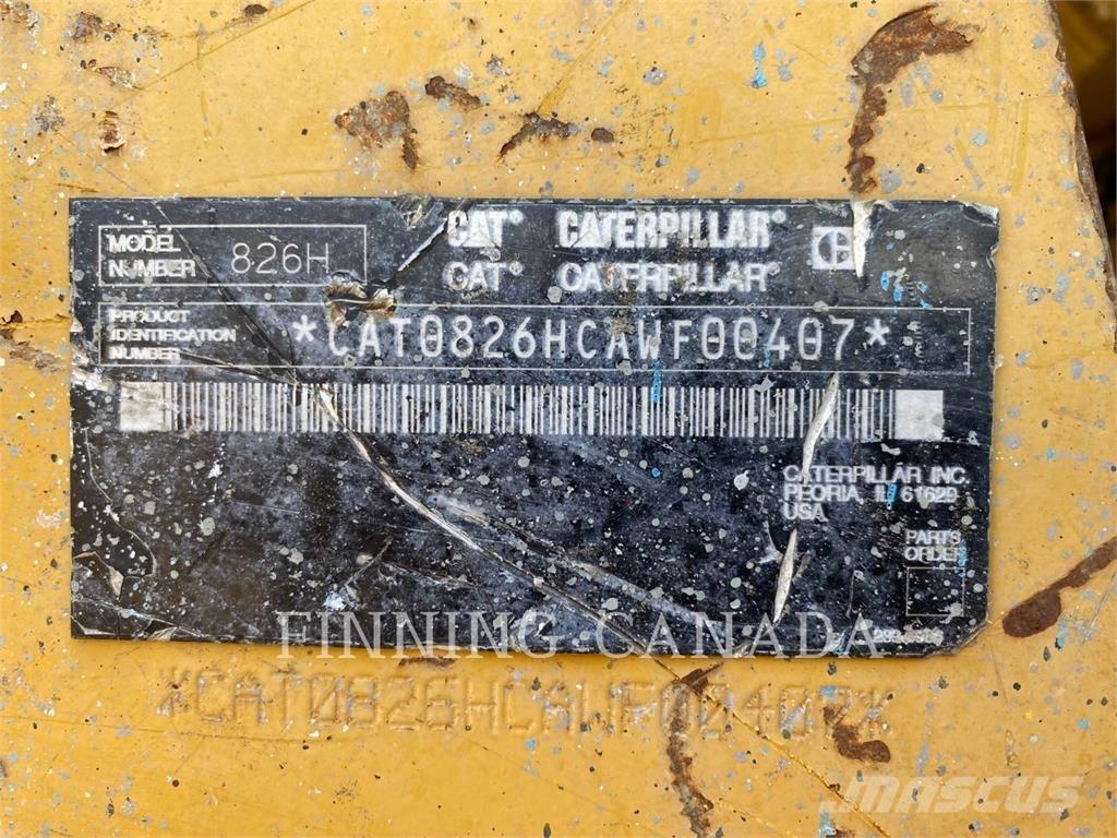 CAT 826H Compactadores para terra