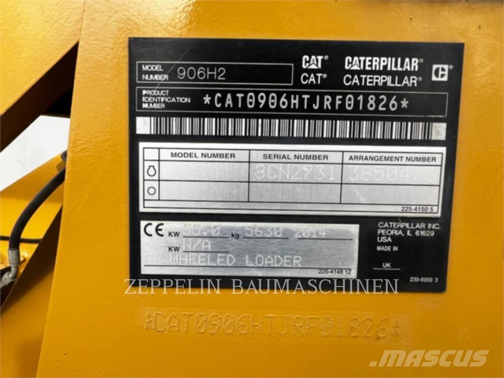 CAT 906H Pás carregadoras de rodas