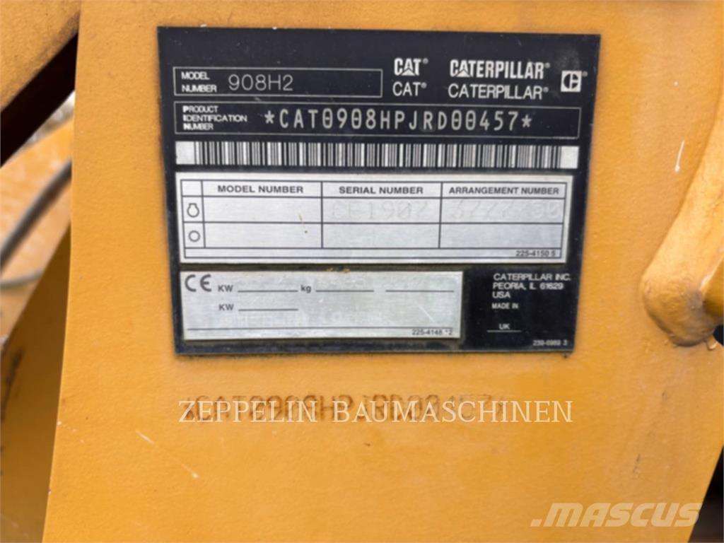 CAT 908H Pás carregadoras de rodas
