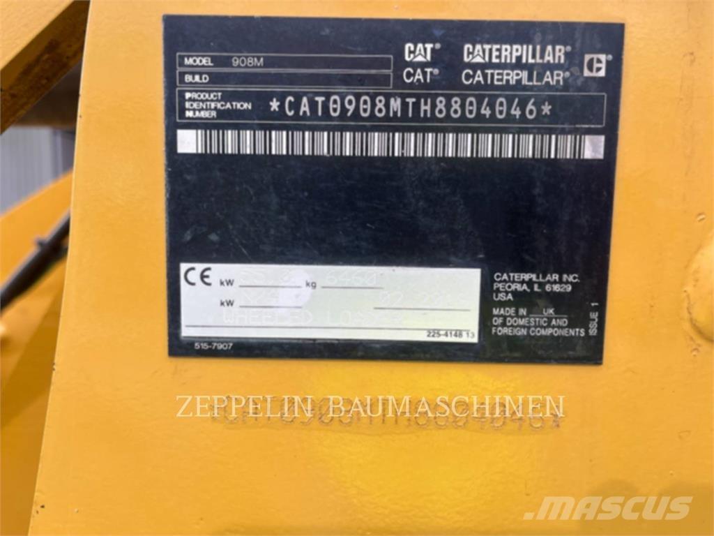 CAT 908M Pás carregadoras de rodas