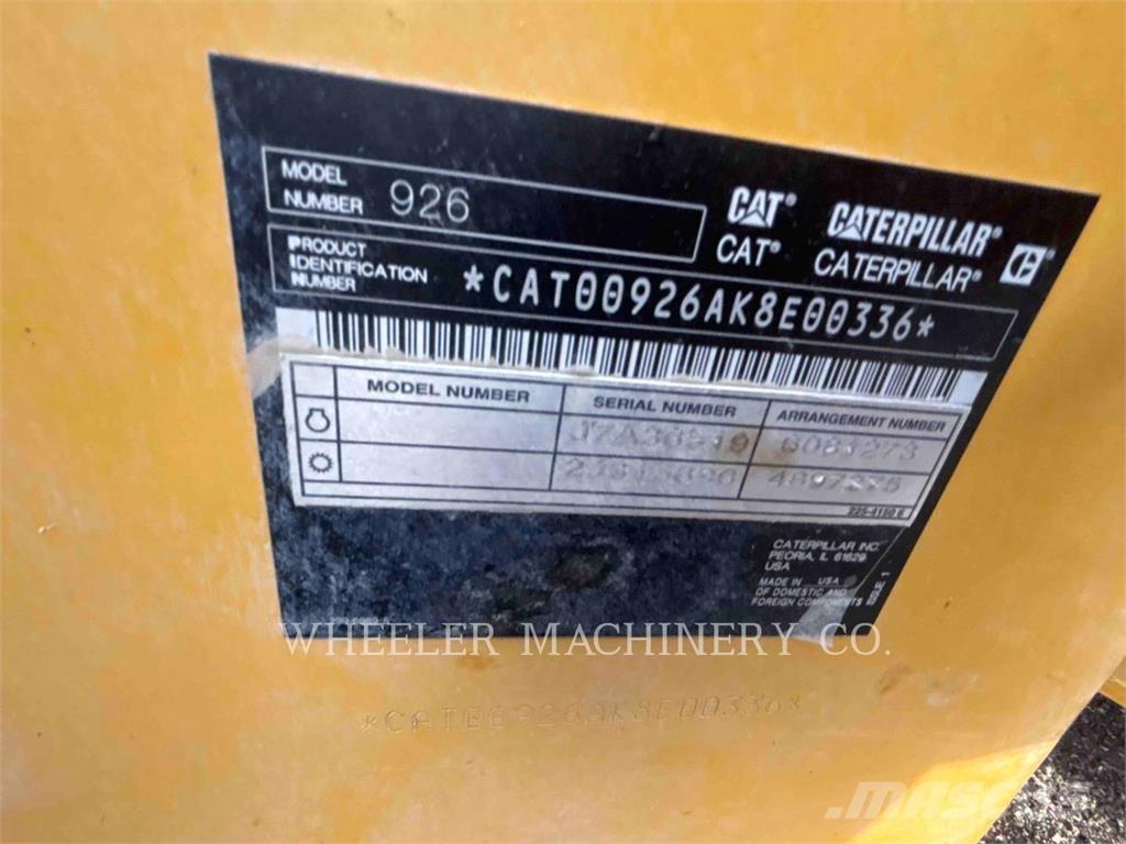 CAT 926 QC Pás carregadoras de rodas