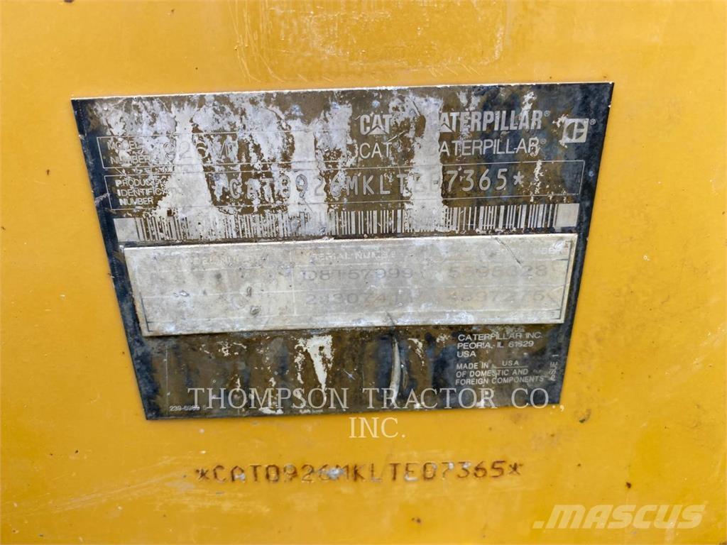 CAT 926M Pás carregadoras de rodas