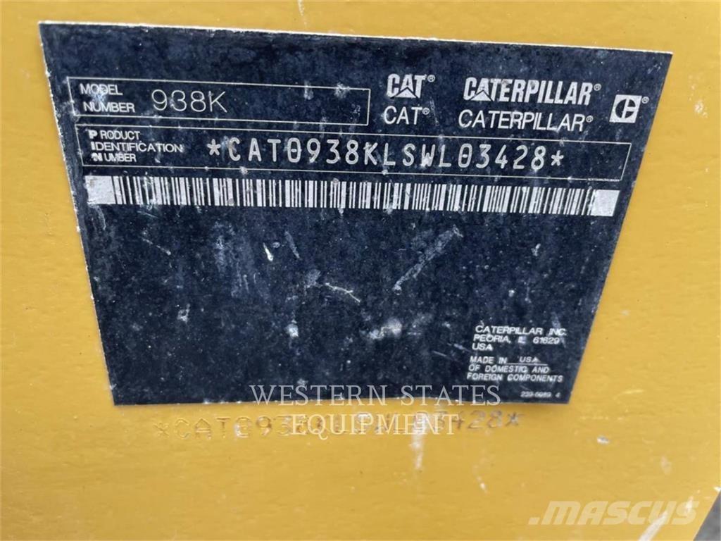 CAT 938K Pás carregadoras de rodas