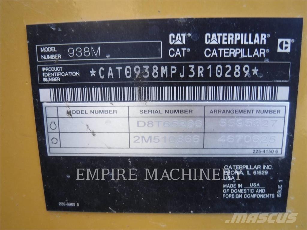 CAT 938M Pás carregadoras de rodas