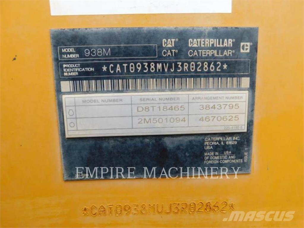 CAT 938M FC Pás carregadoras de rodas