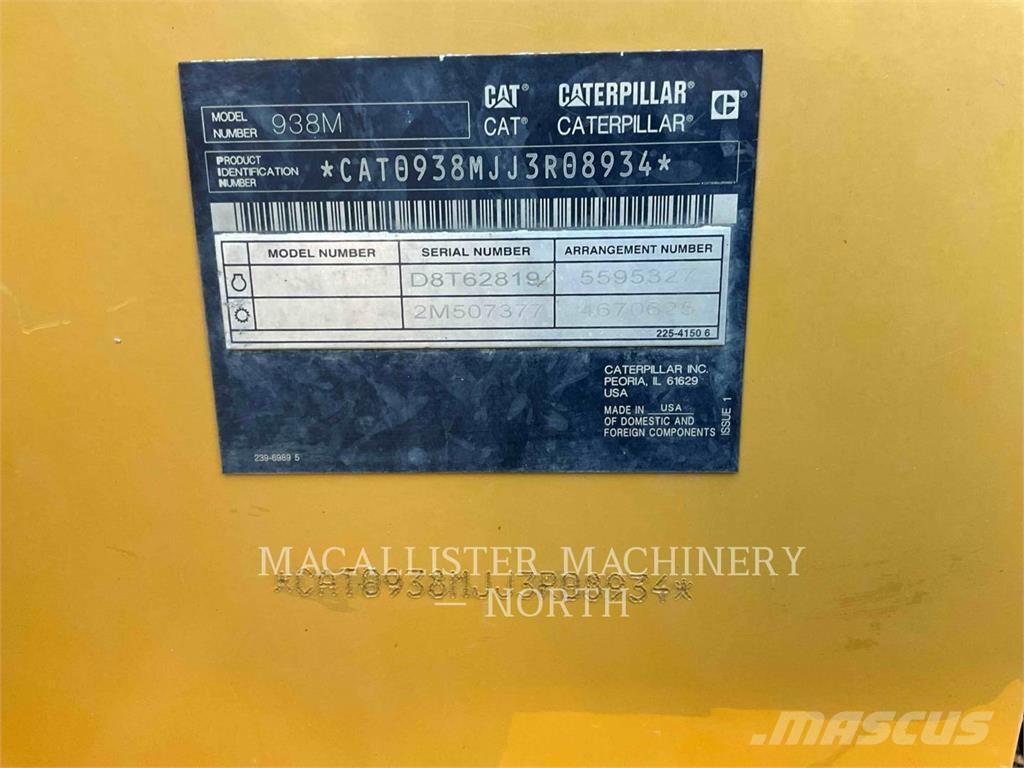 CAT 938M RQ Pás carregadoras de rodas