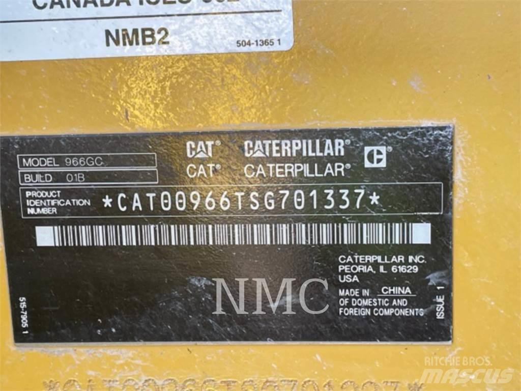 CAT 966 Pás carregadoras de rodas