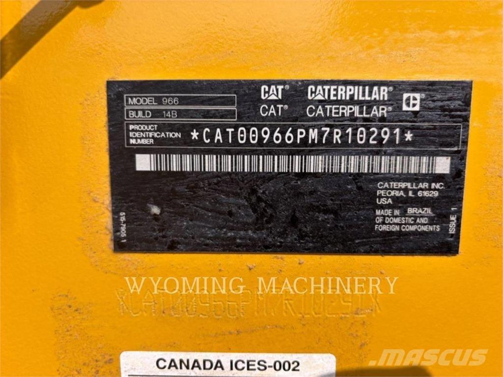 CAT 966 Pás carregadoras de rodas