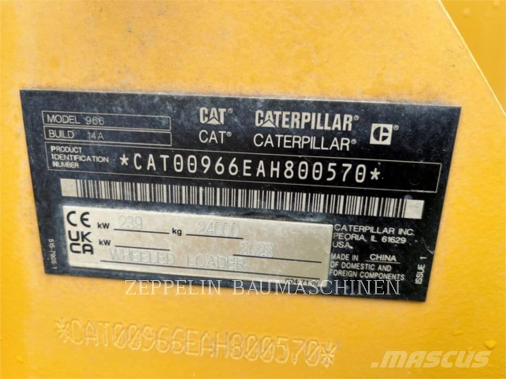 CAT 966 Pás carregadoras de rodas