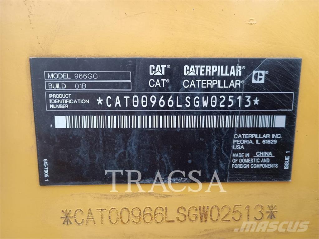 CAT 966GC Pás carregadoras de rodas