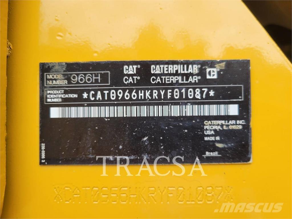 CAT 966H Pás carregadoras de rodas
