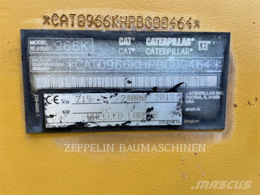 CAT 966K Pás carregadoras de rodas