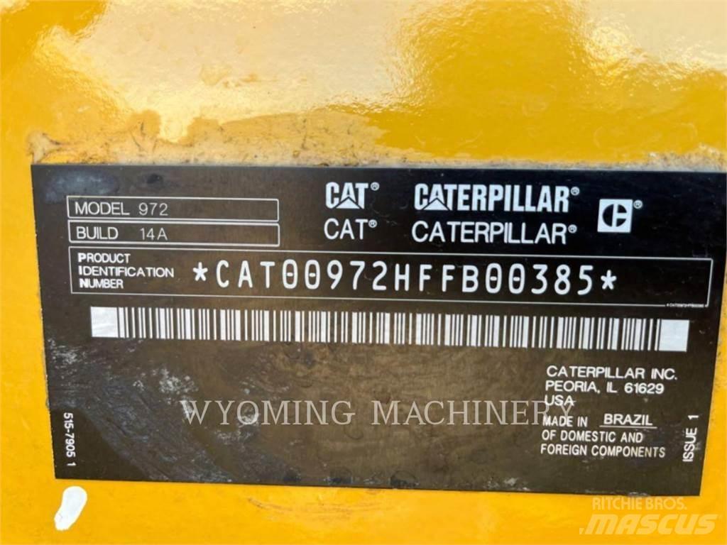 CAT 972 Pás carregadoras de rodas