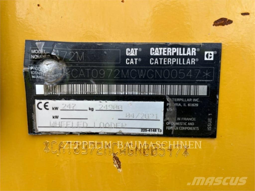 CAT 972M Pás carregadoras de rodas