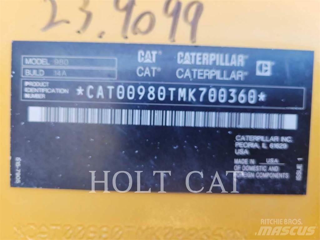 CAT 980 Pás carregadoras de rodas