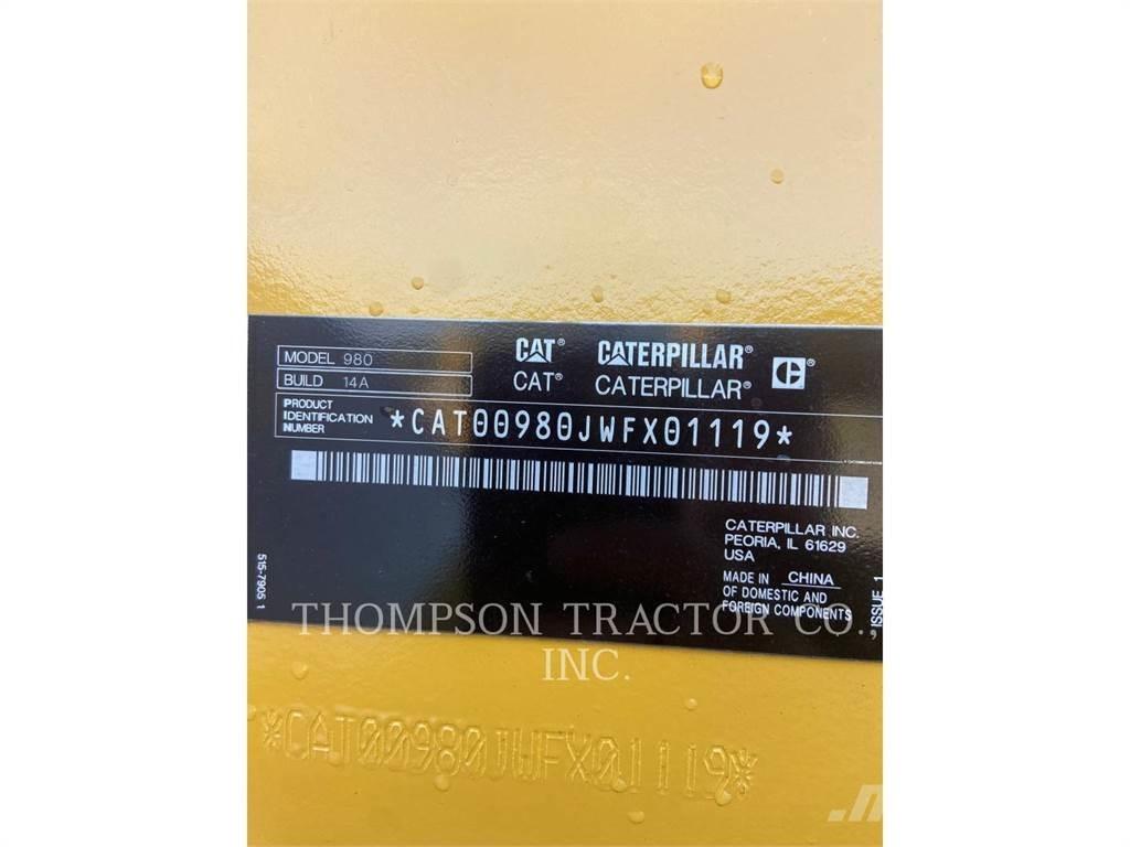 CAT 980 Pás carregadoras de rodas