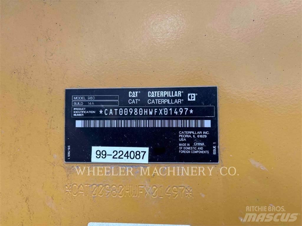 CAT 980 Pás carregadoras de rodas
