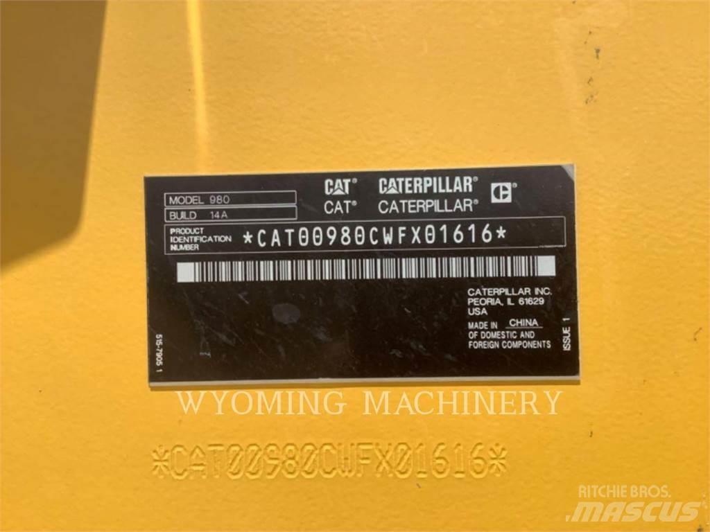 CAT 980 Pás carregadoras de rodas