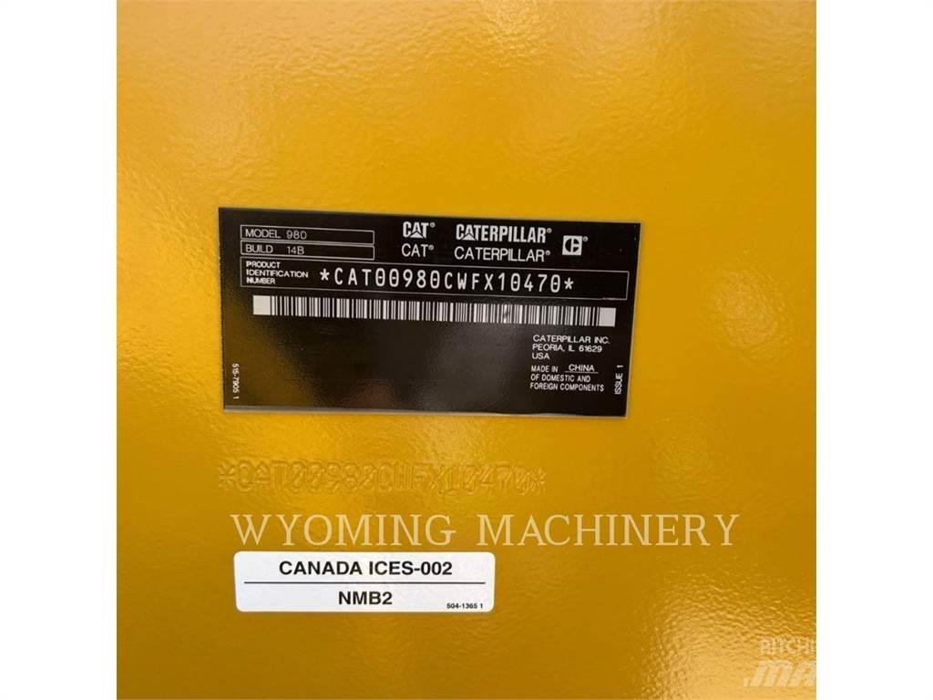 CAT 980 Pás carregadoras de rodas