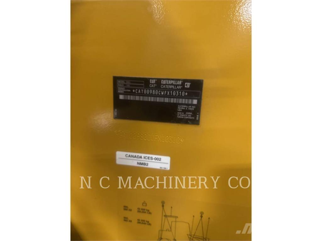 CAT 980 Pás carregadoras de rodas