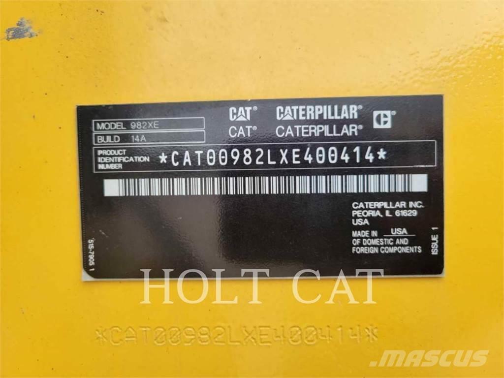 CAT 982 XE Pás carregadoras de rodas