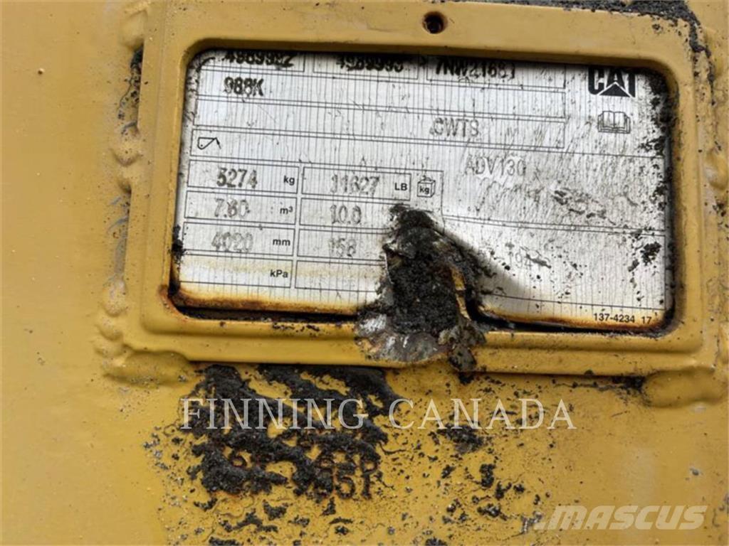 CAT 988K Pás carregadoras de rodas