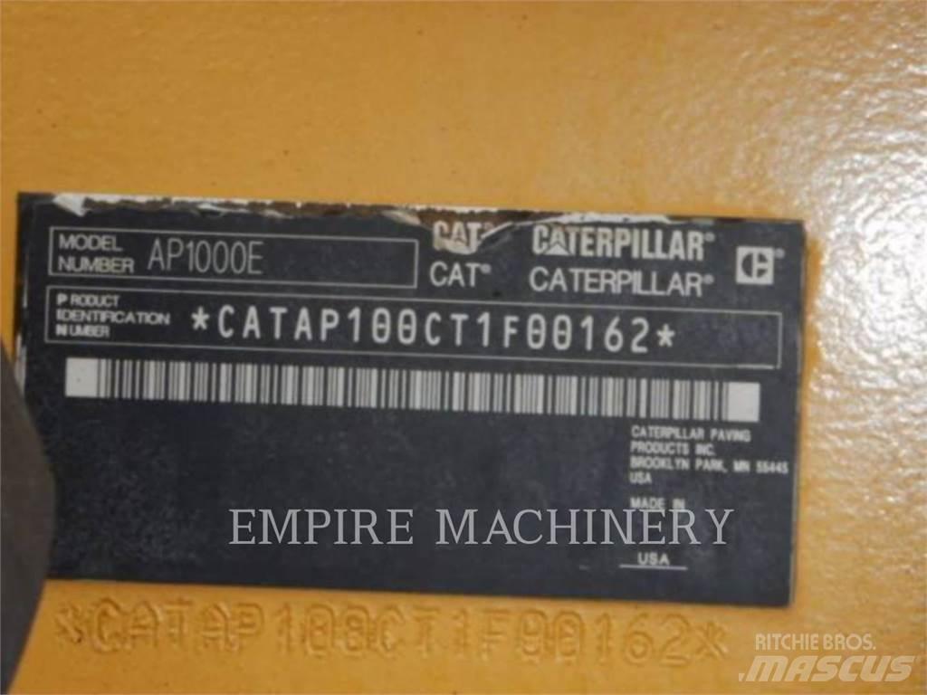 CAT AP1000E Pavimentadoras de asfalto