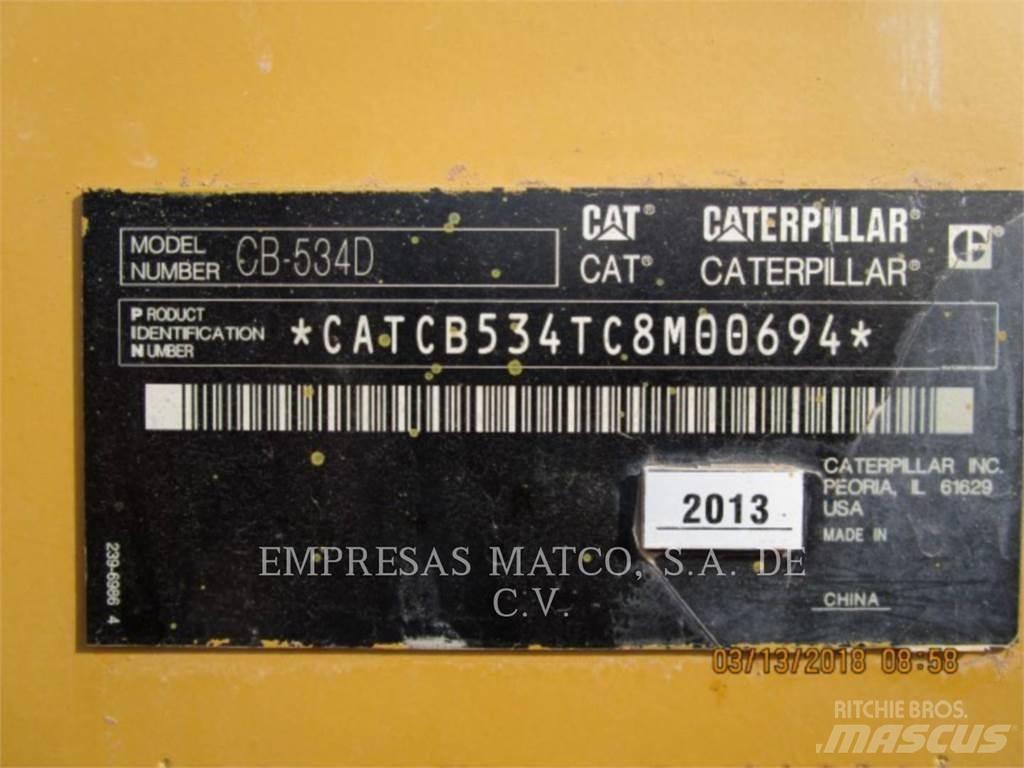 CAT CB-534D Cilindros Compactadores tandem