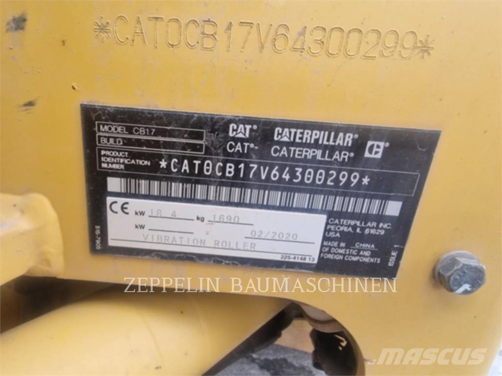 CAT CB1.7 Compactadores para terra