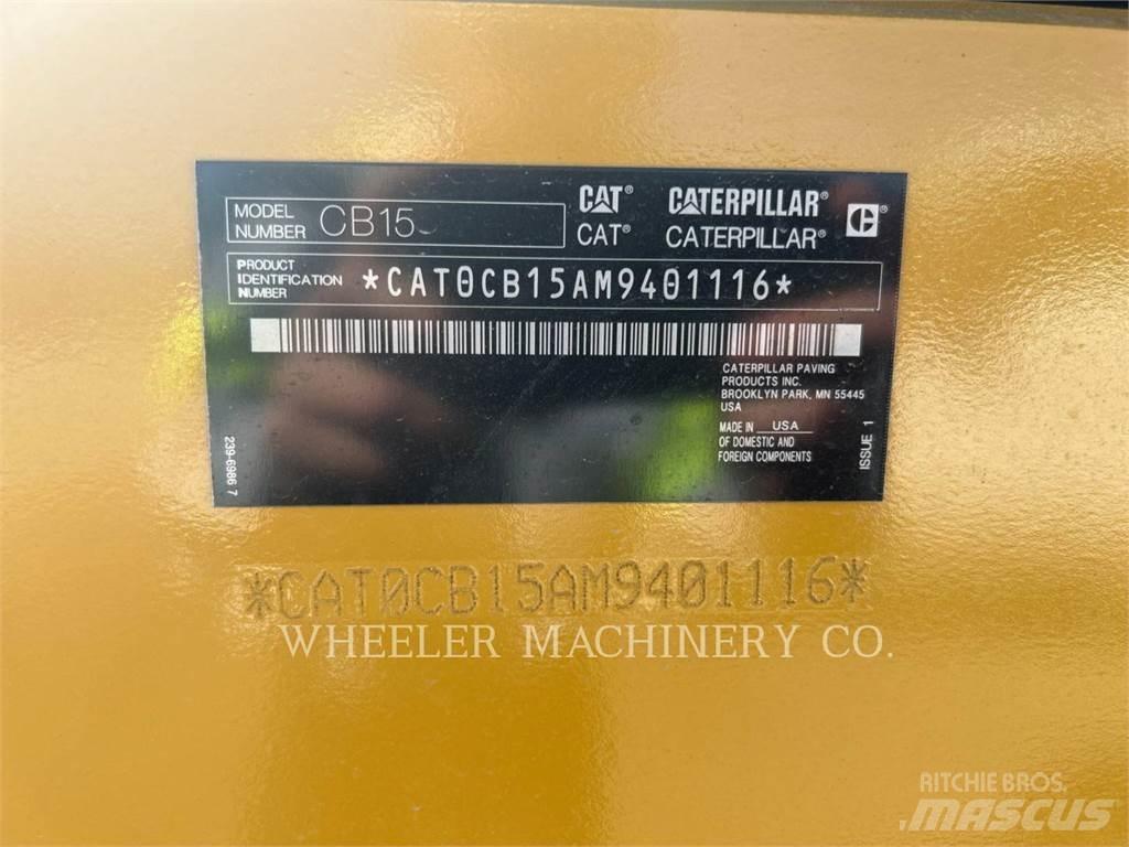 CAT CB15 CW VV Cilindros Compactadores tandem