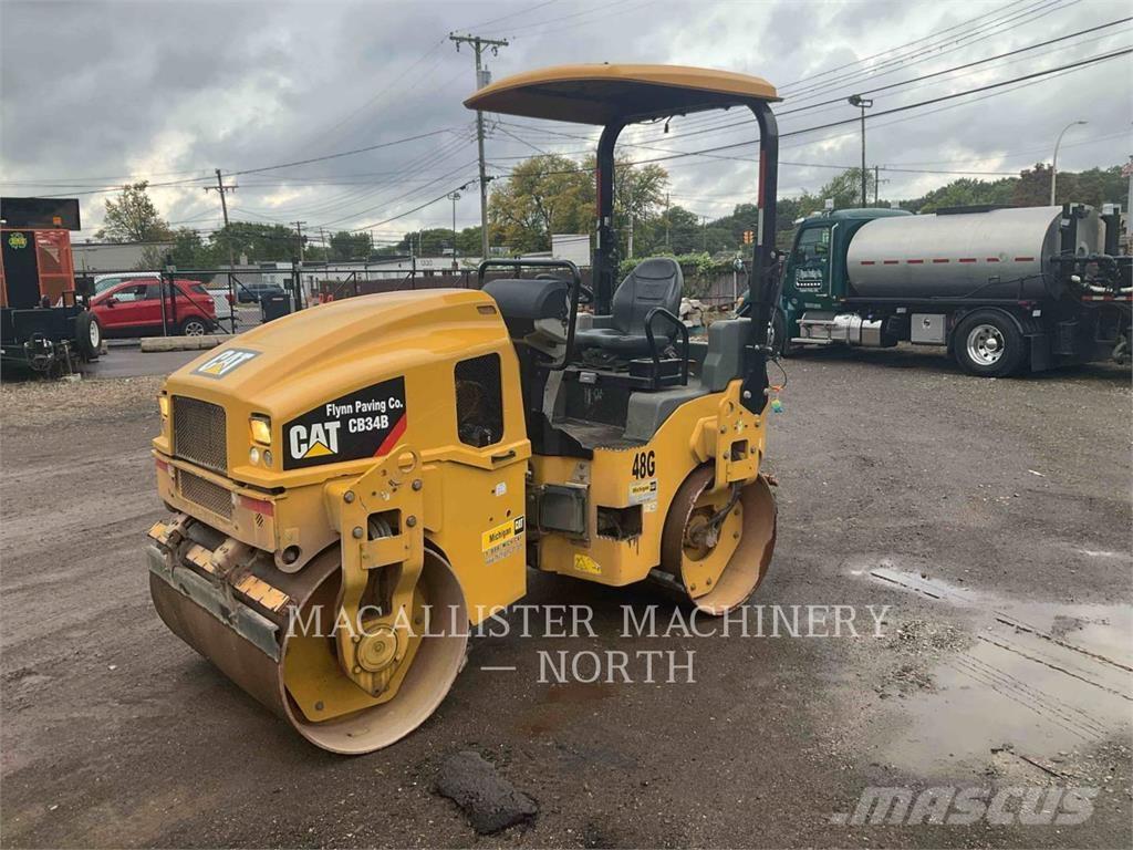 CAT CB34B Cilindros Compactadores monocilíndricos