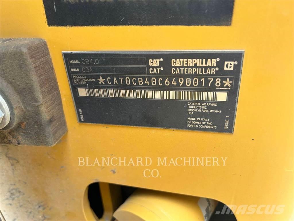 CAT CB4.0 Cilindros Compactadores tandem