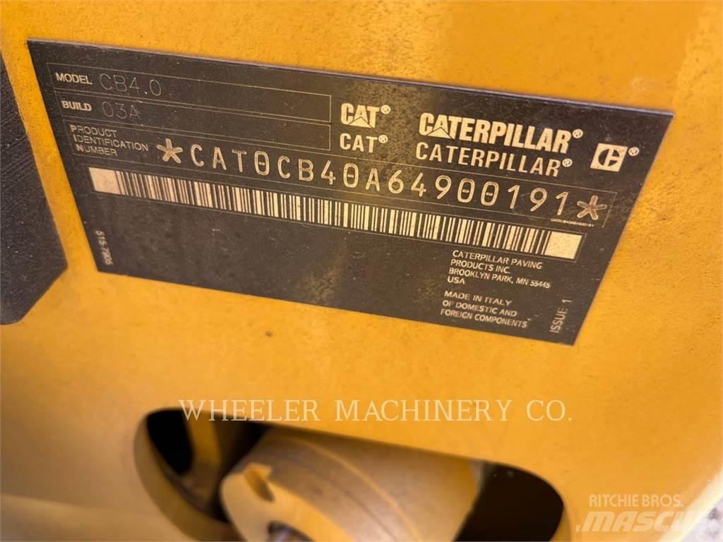 CAT CB4.0 Cilindros Compactadores tandem