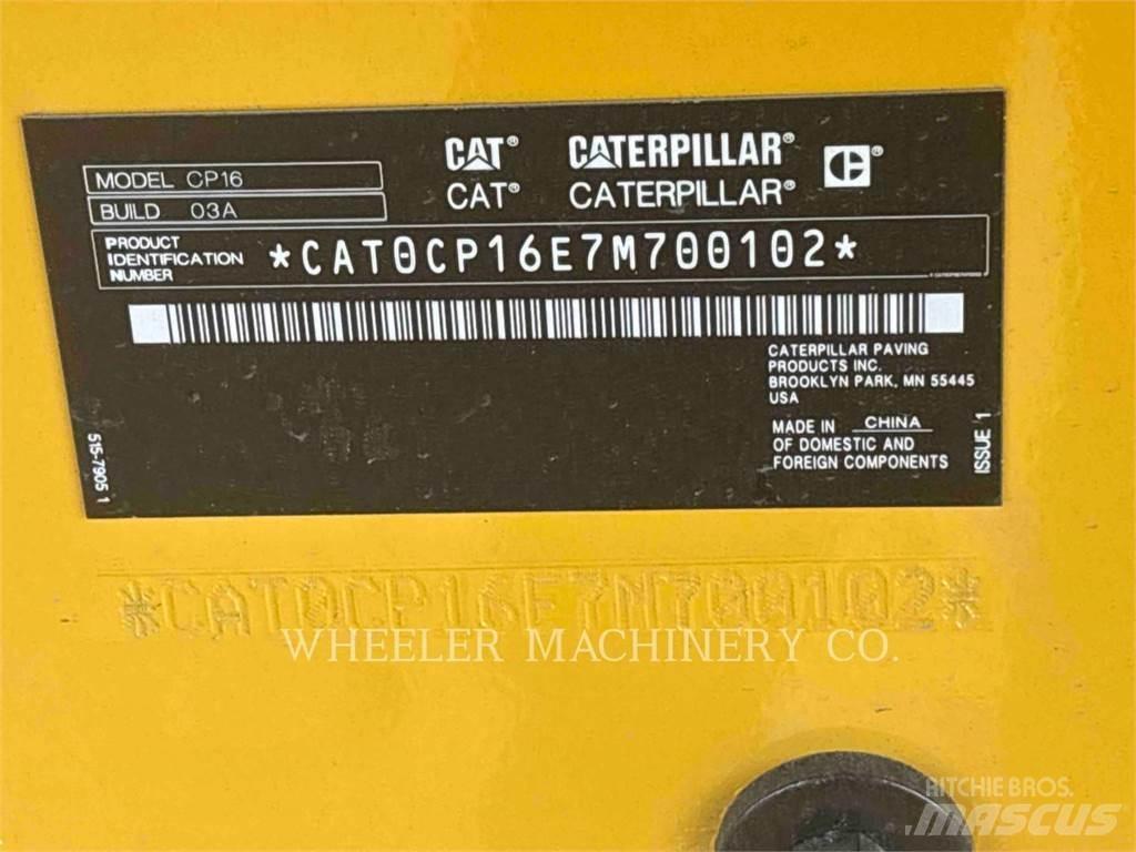 CAT CP16 Cilindros Compactadores monocilíndricos
